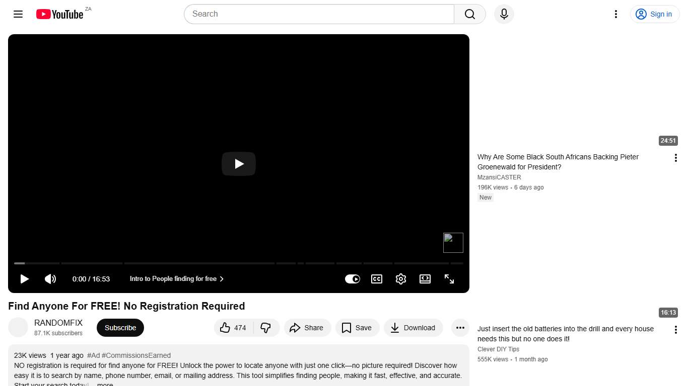 Find Anyone For FREE! No Registration Required - YouTube
